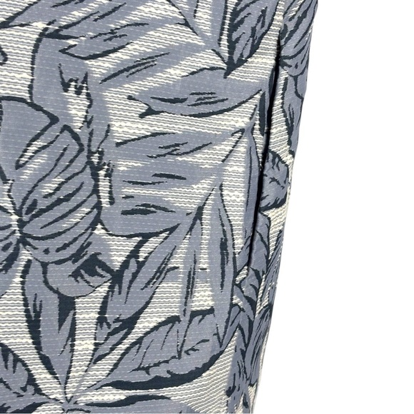 J. MCLAUGHLIN FRANCINE INDIGO LEAFLET SLATE BLUE CAP SLEEVE SHEATH DRESS - Picture 11 of 14